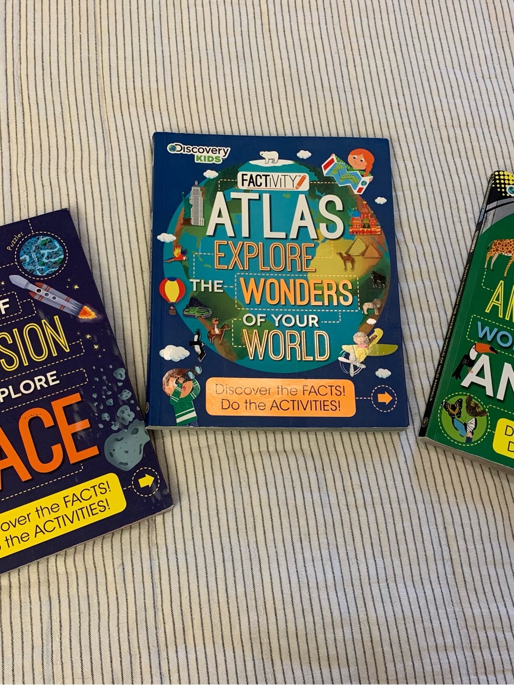 Set of 3 Discovery Kids Science Educational Activity Books